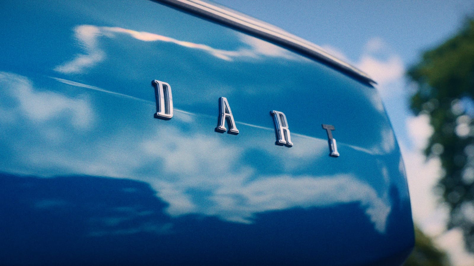 How we storyboard commercial film shoots 7 Frame from the campaign film: an insert on the chrome badge of the car.