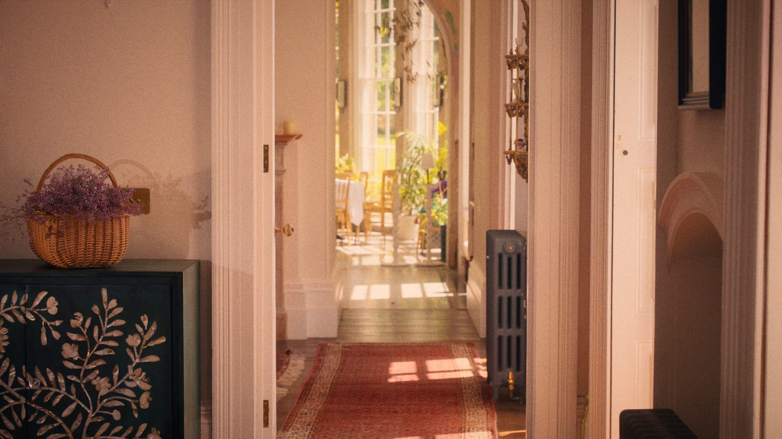 Down the hall